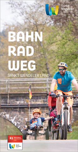 Cover des Flyers zum Bahnradweg